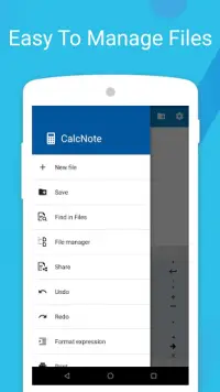 CalcNote - Блокнот Калькулятор Screen Shot 6