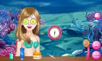 Mermaid spa games for girls Screen Shot 1