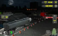 Night truck extreme parking Screen Shot 3