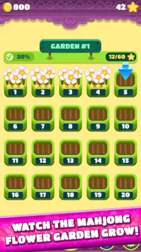 Mahjong Spring Flower Garden Screen Shot 5