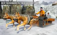 Neve Cachorro Trenó Transporte: Dog Simulator Game Screen Shot 12