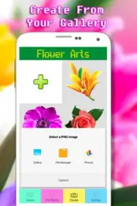 Раскраска "Цветочное искусство" по номеру - Pixel Screen Shot 6