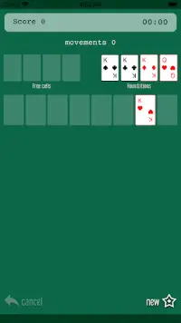 FreeCell (Patience cards game) Screen Shot 1