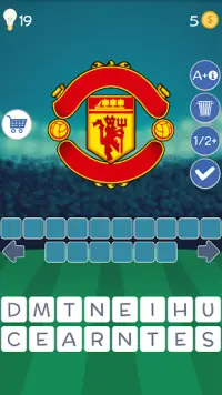 Piłka nożna Logo Quiz Screen Shot 0