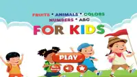 Fruits for Kids, Animals for Kids, Kids Learning Screen Shot 5