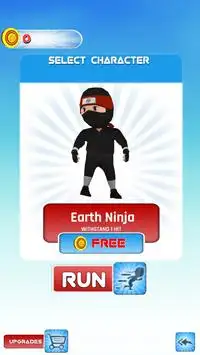 Clumsy Ninja Run : 3D Screen Shot 2