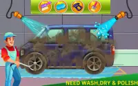 Kids Rửa xe Dịch vụ spa Trò chơi: Làm sạch nhà để Screen Shot 1
