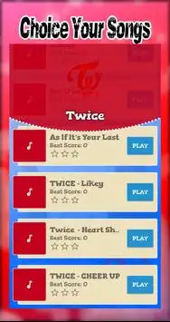 Twice Piano Tiles Game Screen Shot 0