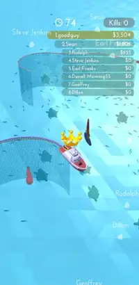 Fishingnet 3D : Battle io game Screen Shot 3