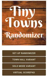 Tiny Towns Randomizer Screen Shot 0