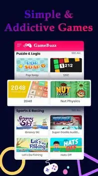 GameBuzz - Play Games Online Screen Shot 3