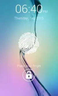 Écran Fingerprint Lock Screen Shot 1