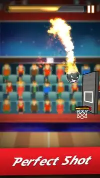 dunk basketball hit smash 2018: basketball on fire Screen Shot 1