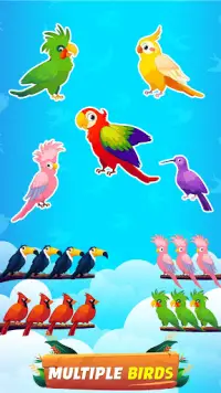 Bird Sort - Color Birds Game Screen Shot 8