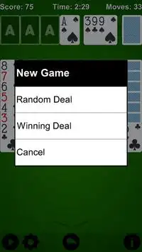 Klondike Solitaire carte Screen Shot 1