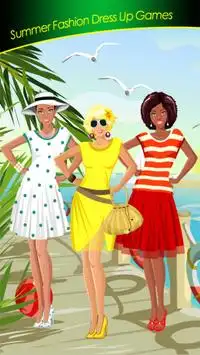 Summer Fashion Dress Up Games Screen Shot 0