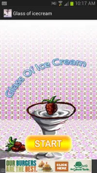 Glass of icecream Screen Shot 0