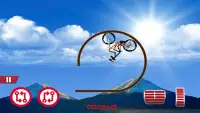 Top Fahrrad-Fahrer Racing N Uphill Stunt Simulato Screen Shot 4