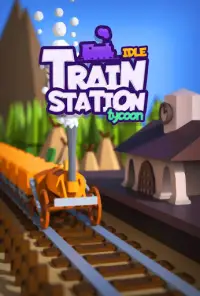 Idle Train Station Tycoon : Money Clicker Inc. Screen Shot 0