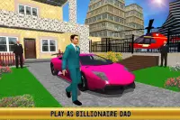 Simulator Ayah Miliarder Virtual: Keluarga Mewah Screen Shot 0