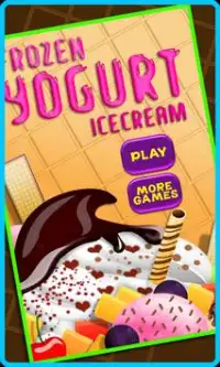 Замороженный йогурт мороженого Screen Shot 0