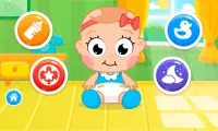 Babypflege: Baby-Spiele Screen Shot 0