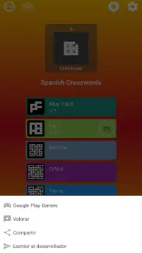 Crucigrama en español Screen Shot 6