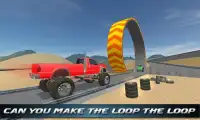 Monster Truck Simulator Трюки Screen Shot 0