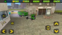 3D 18 wheels truck driver Screen Shot 1