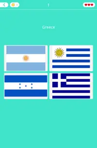 Bandeiras dos países do mundo - jogo de perguntas Screen Shot 7