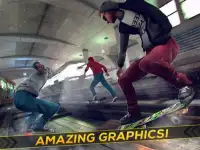 Скейтборд Поезд Гонки Игра 3D Screen Shot 4