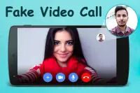 Fake Video Call : Girlfriend FakeTime prank Screen Shot 0