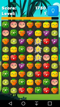 Match 3 Happy Fruits Screen Shot 1