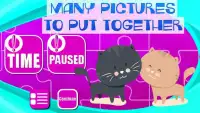 Kitty cats puzzle images Screen Shot 1