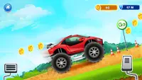 Uphill Races Car Game for kids Screen Shot 1