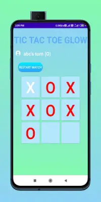 Tic Tac Toe Glow Screen Shot 3