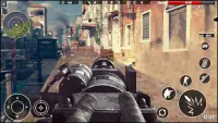 เกมปืนกล: เกมสงคราม- เกมยิง Screen Shot 4