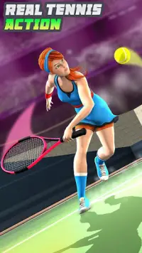 Dunia Tenis 3D Online: Gratis Olahraga Permainan Screen Shot 5