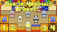 Dancing Animals Party! Kids and Toddlers Games Screen Shot 0