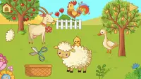 Bebekler için Çiftlik! Oyunu! Puzzle çocuklar Screen Shot 17