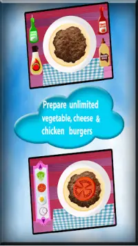 Burger Maker Memasak Permainan Screen Shot 7