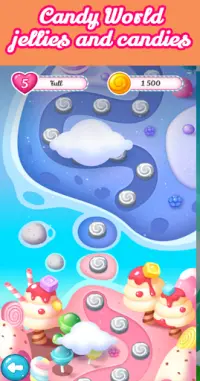 Candy World jellies and candies Screen Shot 2