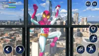 Flying Superhero War -  Grand City Emergency Screen Shot 17