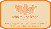 Infinite Challenge (Rock-Paper-Scissors) Screen Shot 0
