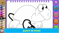जानवरों को रंगना और सीखना Screen Shot 3