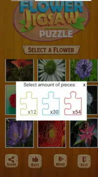 Flowers Jigsaw Puzzle Screen Shot 3