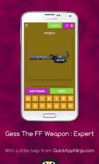 Gess The FF Weapon : Expert Screen Shot 6