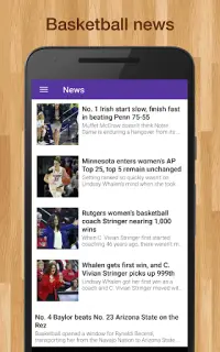 Women's College Basketball Live Scores & Stats Screen Shot 5