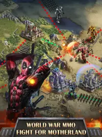 Mutants War: Heroes vs Zombies MMOSLG Screen Shot 13