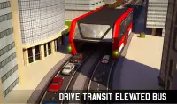 Elevated Bus Sim: Bus Games Screen Shot 12